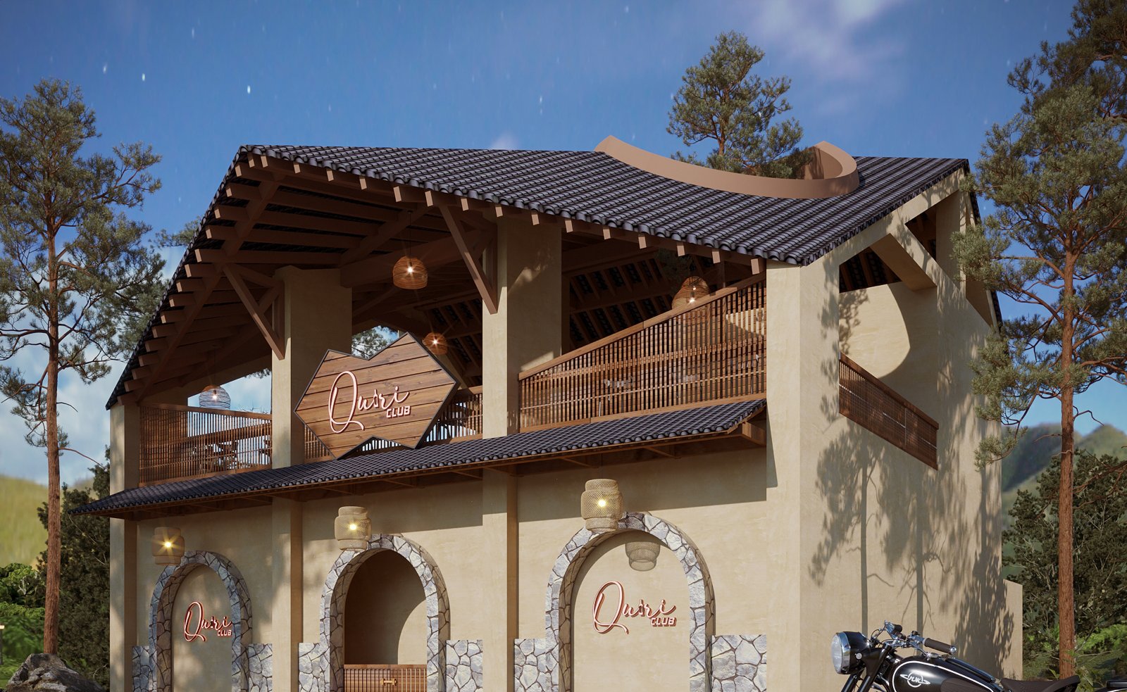 Quiri Club Ha Giang — stone & timber architecture on the Dong Van karst plateau